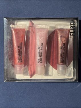 Flirt Season to Shine Squeeze Me Super Shiny Lip Gloss 3 Pack Set New in Box